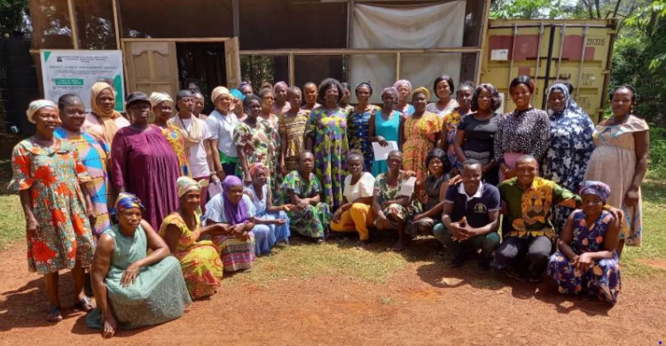 Group of permaculture people in Ghana