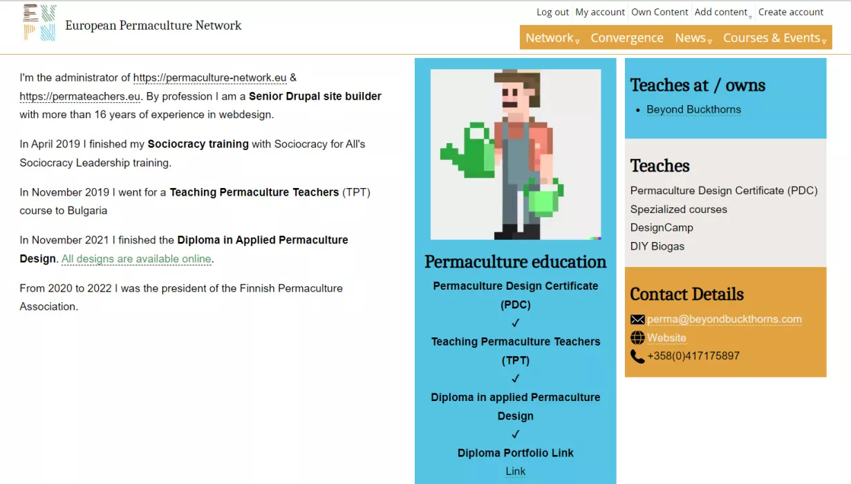 Teacher Profiles at the EuPN