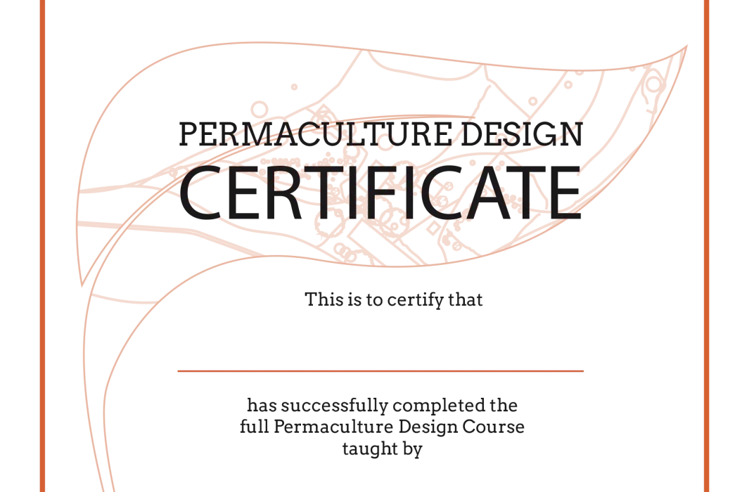 Permaculture Design Certificate