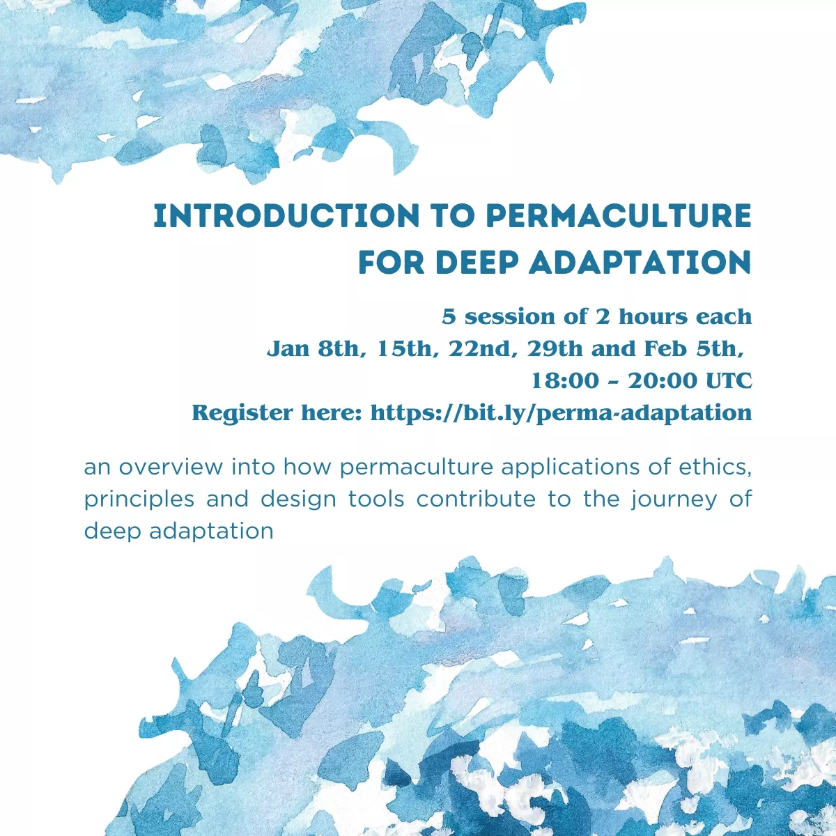 Introduction to Permaculture for Deep Adaptation
