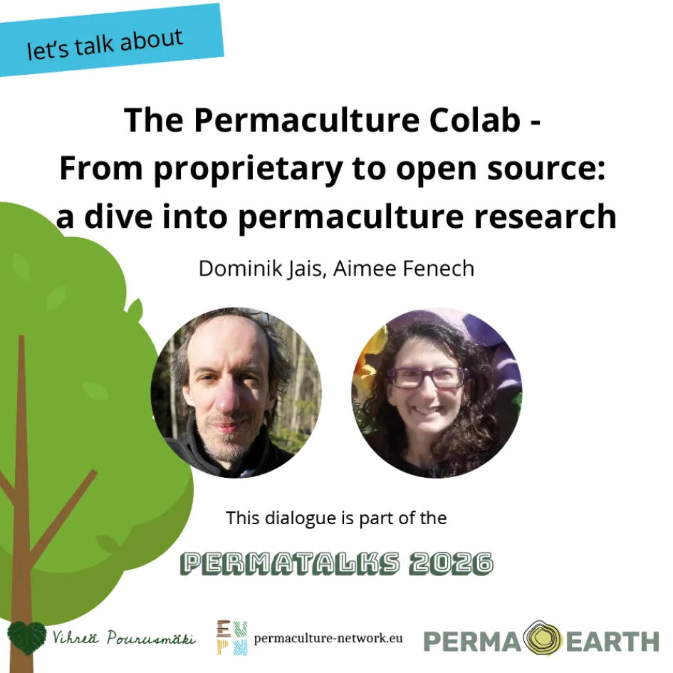PermaTalks - The Permaculture Colab - From proprietary to open source: a dive into permaculture research