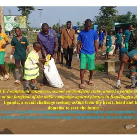 Plastic waste management and awareness creation on plastic waste management by every one saves soin health, improves the quality of the air and water/reduce air and water polllution. PEACE Foundation works with school perma children, community permaculture facilitators and local leadership to safe guard against soil, water and air plastic pollution. 